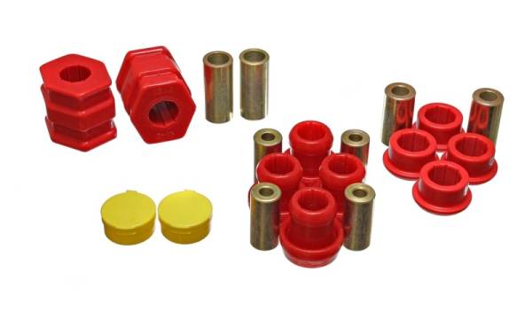Energy Suspension - Energy Suspension 99-00 Honda Civic Si Red Front Control Arm Bushing Set - 16.3115R