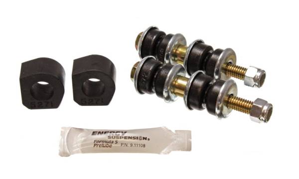Energy Suspension - Energy Suspension 84-87 Honda Civic/CRX Black 16mm Front Sway Bar Bushings (Sway Bar link bushings a - 16.5101G