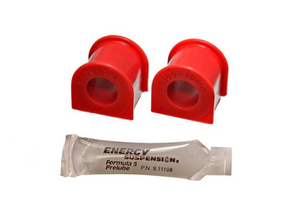 Energy Suspension - Energy Suspension 88-91 Honda Civic/CRX Red 16mm Front Sway Bar Bushings - 16.5109R