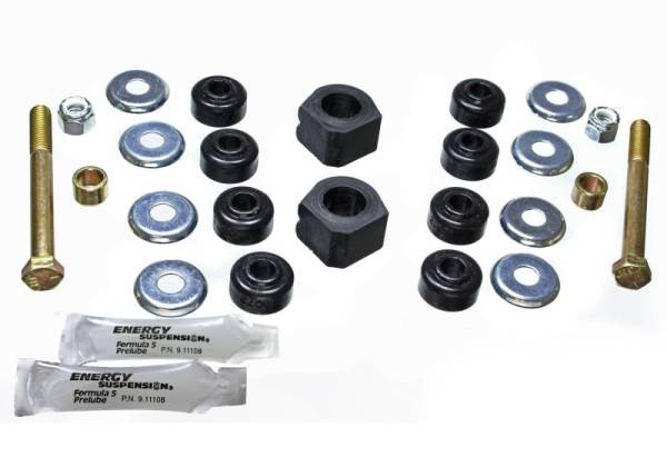 Energy Suspension - Energy Suspension 84-87 Honda Civic/CRX Black 18mm Front Sway Bar Bushings (Sway Bar link bushings a - 16.5120G