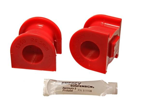 Energy Suspension - Energy Suspension 00-09 Honda S2000 Red 26.5mm Rear Sway Bar Bushing Set - 16.5145R