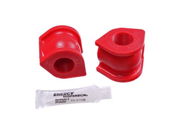 Energy Suspension - Energy Suspension 06-11 Honda Civic (Excl Si) 24mm Front Sway Bar Bushings - Red - 16.5150R