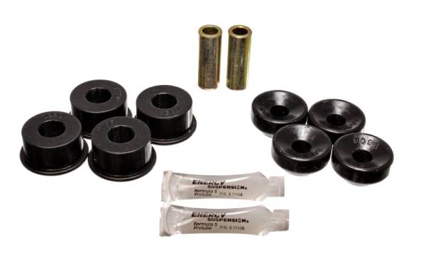 Energy Suspension - Energy Suspension 90-97 Honda Accord/Odyssey / 92-01 Prelude Black Front Shock Upper and Lower Bushi - 16.8106G