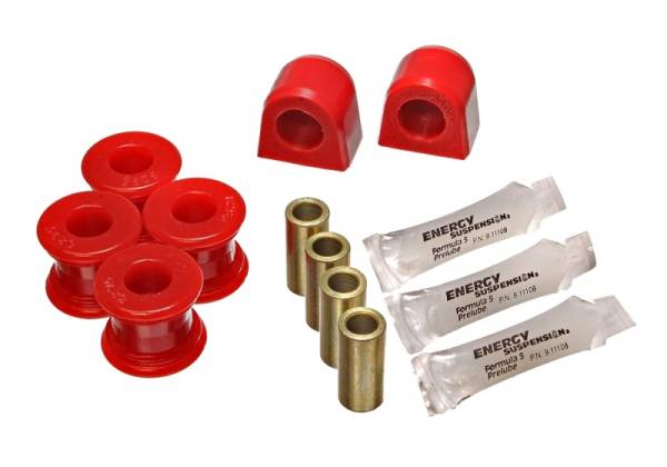 Energy Suspension - Energy Suspension 02-06 Subaru Impreza/WRX Red 17mm Rear Sway Bar Bushing Set - 19.5104R