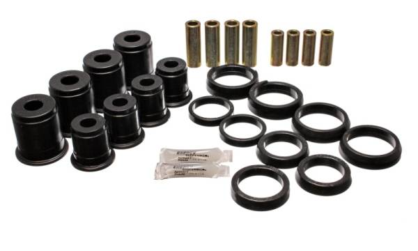 Energy Suspension - Energy Suspension 84-01 Jeep Cherokee/Wagoneer/Comanche 4WD Black Front Control Arm Bushings - 2.3102G