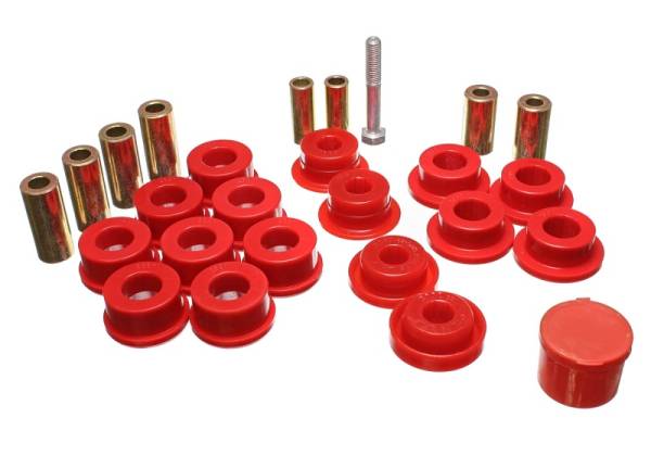 Energy Suspension - Energy Suspension Control Arm Bushings - Front - Red - 2.3108R