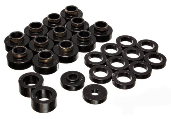 Energy Suspension - Energy Suspension Cj-8 Scrambler Body Mount - Black - 2.4104G