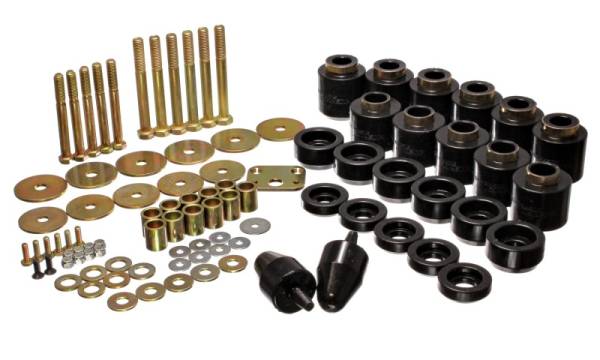 Energy Suspension - Energy Suspension 1in Black Body Lift Kit - 2.4108G