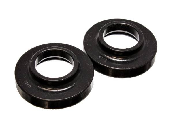Energy Suspension - Energy Suspension 97-06 Jeep Wrangler TJ Black Front Spring Pad Set - 2.6101G