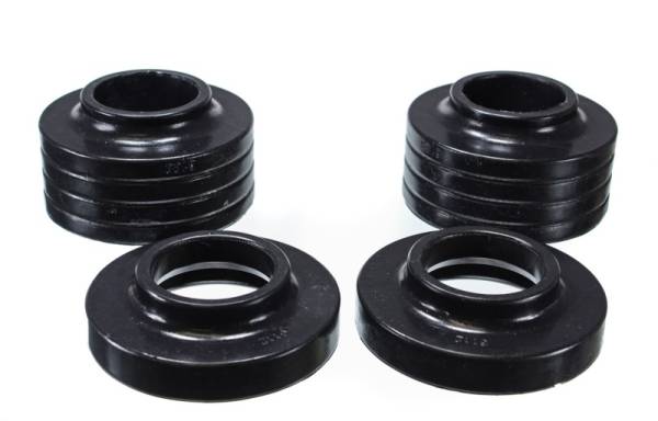 Energy Suspension - Energy Suspension Jeep Spring Isolators - Black - 2.6102G