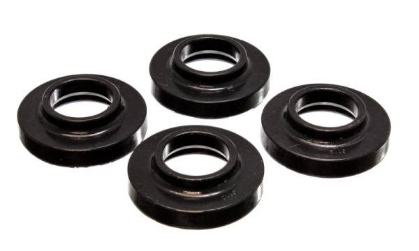 Energy Suspension - Energy Suspension 97-06 Jeep Wrangler TJ / 84-01 Cherokee Black Fr/Rear Coil Lift Isolator Set of 4 - 2.6103G