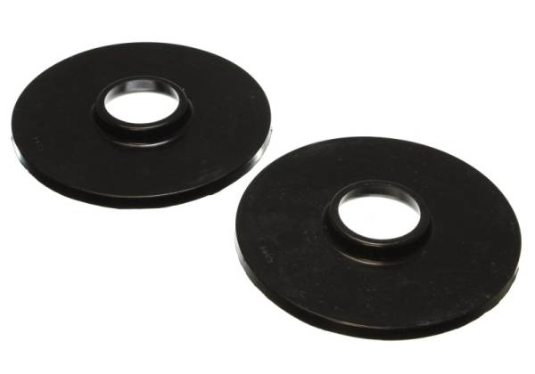 Energy Suspension - Energy Suspension 97-06 Jeep Wrangler YJ & TJ Black Rear Coil Spring Isolator Set - 2.6108G