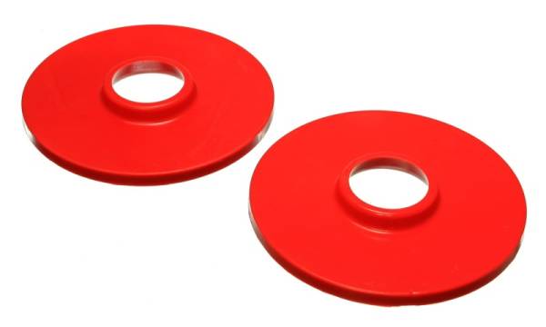 Energy Suspension - Energy Suspension 97-06 Jeep Wrangler YJ & TJ Red Rear Coil Spring Isolator Set - 2.6108R