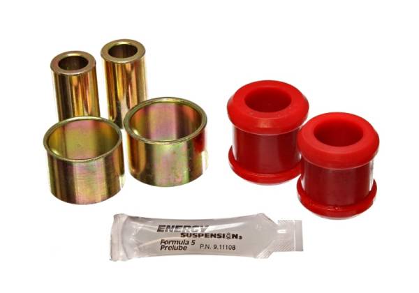 Energy Suspension - Energy Suspension Track Arm Bushing Set - Front - Red - 2.7106R