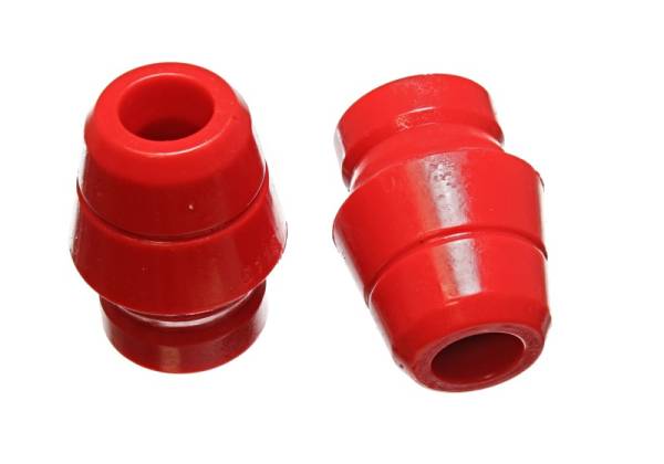 Energy Suspension - Energy Suspension 97-06 Jeep Wrangler YJ/TJ Red Front Bump Stop Set (Set of 2) - 2.9101R