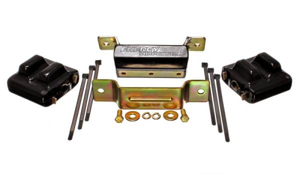 Energy Suspension - Energy Suspension 88-94 GM Blazer 4WD K Series Black Motor and Transmission Mounts; Zinc Finish - 3.1131G
