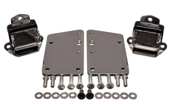 Energy Suspension - Energy Suspension LS Series Black Motor Conversion Set - Chrome Plated - 3.1147G
