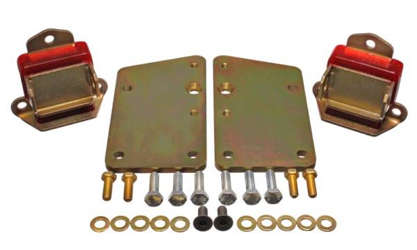 Energy Suspension - Energy Suspension Ls Conversion Mtr Mount Set  - Red - 3.1148R
