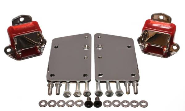 Energy Suspension - Energy Suspension Ls Conversion Mtr Mount Set  - Red - 3.1149R
