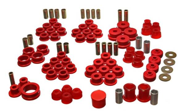 Energy Suspension - Energy Suspension 84-95 Chevrolet Corvette Red Hyper-flex Master Bushing Set - 3.18122R