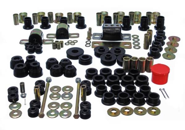 Energy Suspension - Energy Suspension 63-82 Chevrolet Corvette Black Hyper-flex Master Bushing Set - 3.18123G