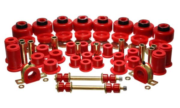 Energy Suspension - Energy Suspension 99-06 Chevy C1500 New Body Style Silverado 2WD Red Hyper-flex Master Bushing Set - 3.18129R