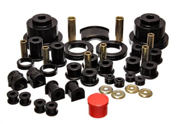 Energy Suspension - Energy Suspension 04 Pontiac GTO Black Hyper-flex Master Bushing Set - 3.18134G