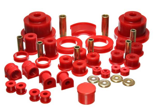 Energy Suspension - Energy Suspension 04 Pontiac GTO Red Hyper-flex Master Bushing Set - 3.18134R