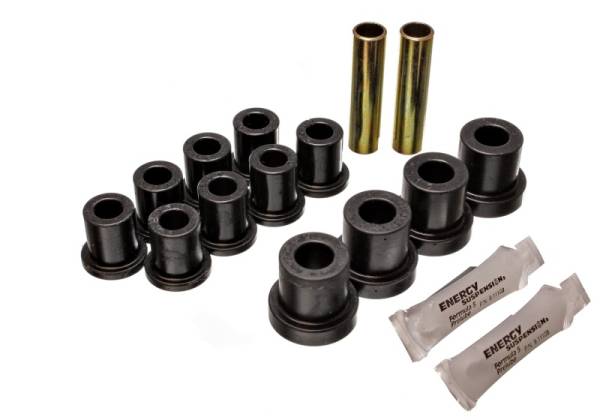 Energy Suspension - Energy Suspension 54-62 Chevy Corvette Black Rear Leaf Spring Bushing Set - 3.2121G