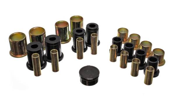 Energy Suspension - Energy Suspension Universal Black Control Arm Bushing Set - Complete Set - 3.3103G