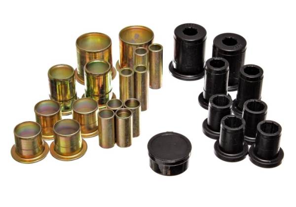 Energy Suspension - Energy Suspension 73-74 Camaro / 73 GrandAm/GrandPrix Black Control Arm Bushing Set - Complete Set - 3.3104G