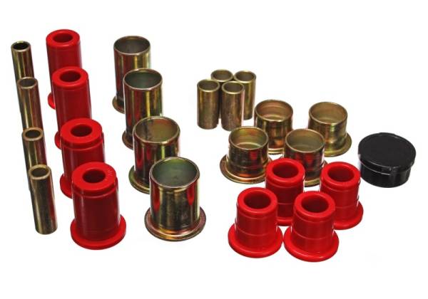 Energy Suspension - Energy Suspension 82-04 Ford Blazer/S10/S15 PickUp 2WD Red Front Control Arm Bushing Set - 3.3162R