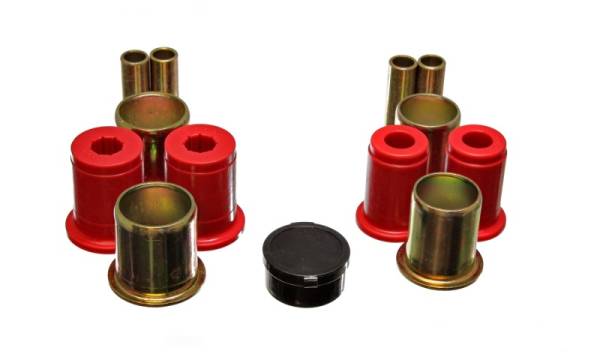 Energy Suspension - Energy Suspension Universal Red Control Arm Bushing Set - LOWERS ONLY - 3.3167R