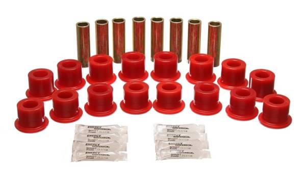 Energy Suspension - Energy Suspension 94-06 Hummer H1 Red Front & Rear End Control Arm Bushing Set - 3.3189R