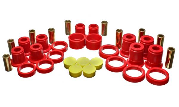 Energy Suspension - Energy Suspension 02-07 GM SUV Red Rear End Control Arm Bushing Set - 3.3194R