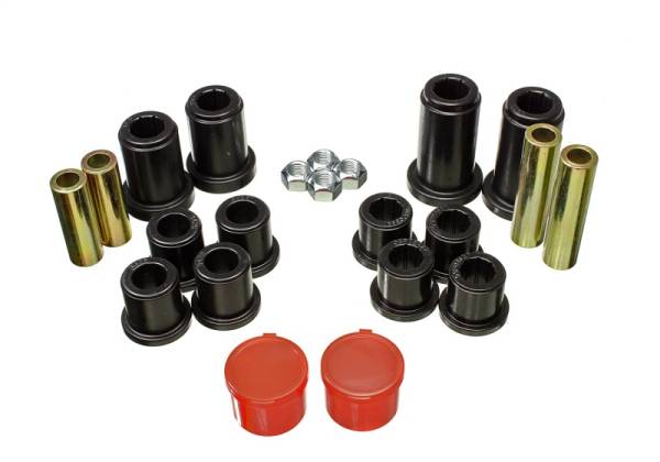 Energy Suspension - Energy Suspension 07-13 Chevrolet Silverado 1500 4WD Front Control Arm Bushing Set - Black - 3.3199G