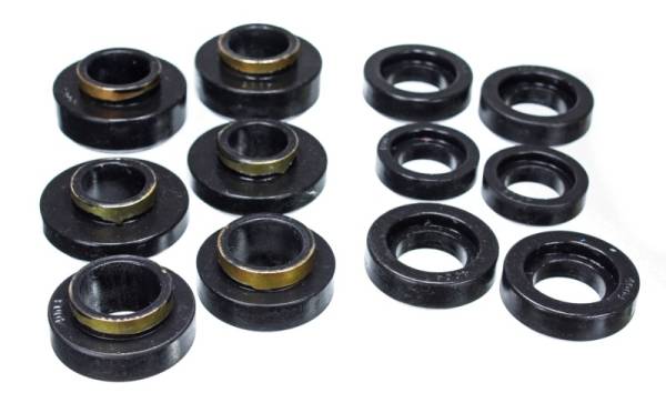 Energy Suspension - Energy Suspension GM Black Body to Frame Mount and Radiator Support Bushing Set - 3.4101G