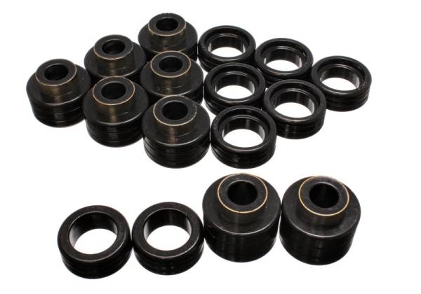 Energy Suspension - Energy Suspension Chevy Xtra Cab 2&4Wd Body Mts - Black - 3.4122G