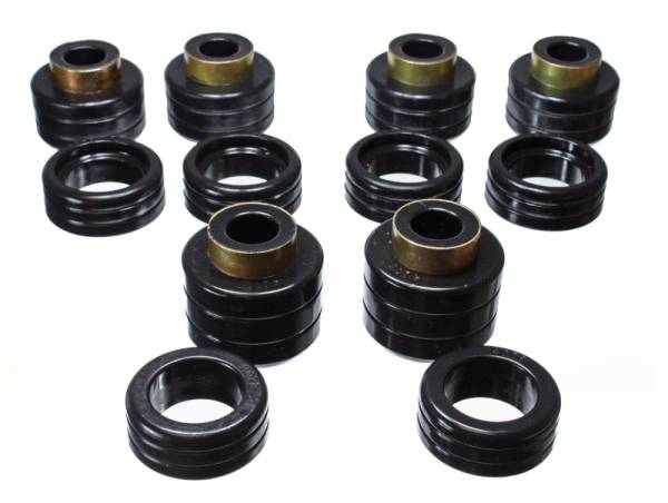 Energy Suspension - Energy Suspension Chevy Pickup 2&4Wd Body Mounts - Black - 3.4123G