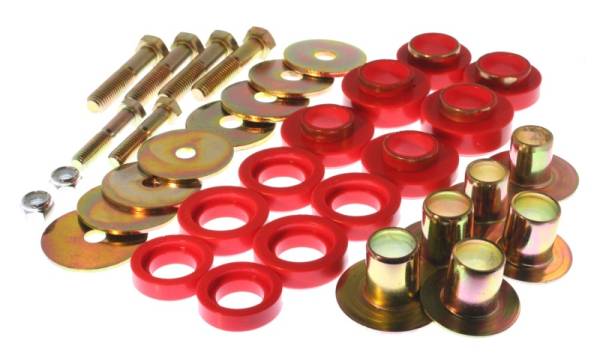 Energy Suspension - Energy Suspension 67-81 Camaro / 68-74 Nova/Chevy II / 67-75 Firebird/Trans AM Red Body(subframe) Mo - 3.4142R