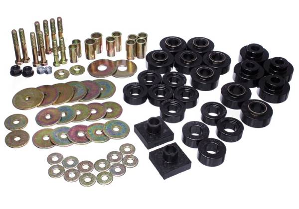 Energy Suspension - Energy Suspension 68-72 Oldsmobile Cutlass Black Body Mount Set - 3.4161G