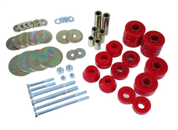 Energy Suspension - Energy Suspension 69-72 GMC C1500 Pickup Red Body Mount Bushing Set - 3.4163R