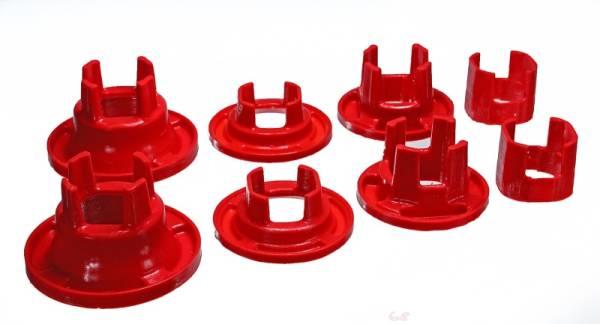Energy Suspension - Energy Suspension 10 Chevy Camaro Red Rear Sub-Frame Mount Insert Bushing Set - 3.4168R
