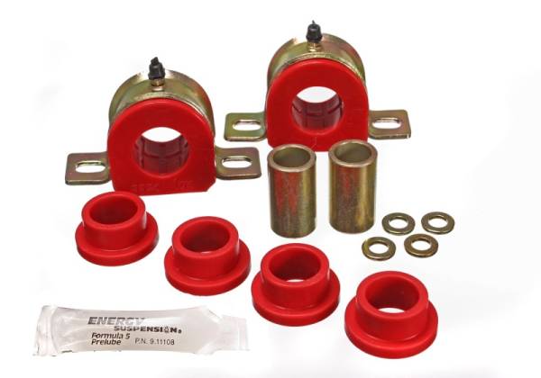 Energy Suspension - Energy Suspension 73-80 GM K5 Blazer / 73-80 K10/K20/K30 Red Complete Front Sway Bar Bushing Set - 3.5180R