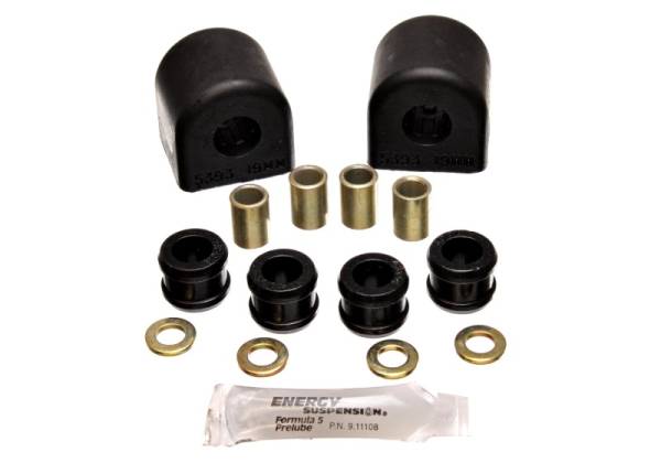 Energy Suspension - Energy Suspension 84-96 Chevy Corvette Black Reuse OE 19mm OD Rear Sway Bar Brackets - 3.5191G