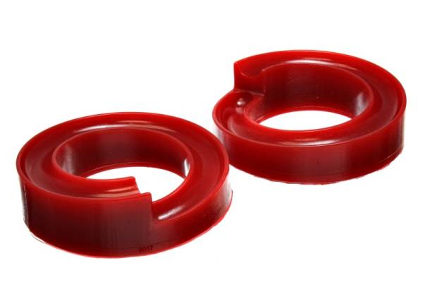 Energy Suspension - Energy Suspension Frnt.Spring Lift Isltr. 1.25in - Red - 3.6115R