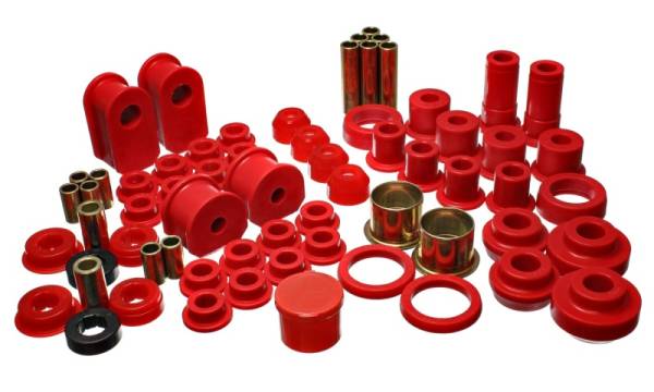 Energy Suspension - Energy Suspension 91-94 Ford Explorer 4WD Red Hyper-flex Master Bushing Set - 4.18102R