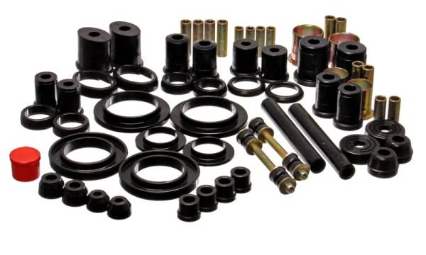 Energy Suspension - Energy Suspension 99-04 Ford Mustang Black Hyper-flex Master Bushing Set - 4.18121G