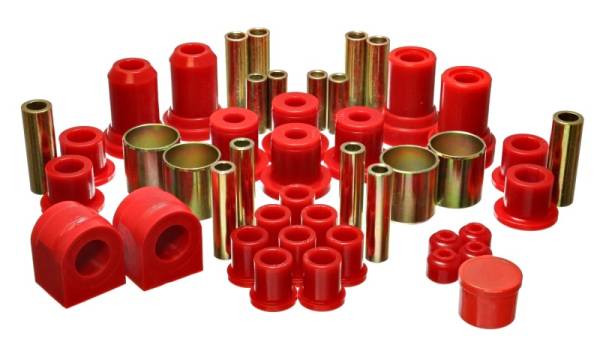Energy Suspension - Energy Suspension 04-06 Ford F150 Pickup 2WD Red Hyper-flex Master Bushing Set - 4.18125R