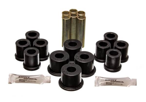 Energy Suspension - Energy Suspension Fd 4 Wd Frt Sprg Bush Set - Black - 4.2117G